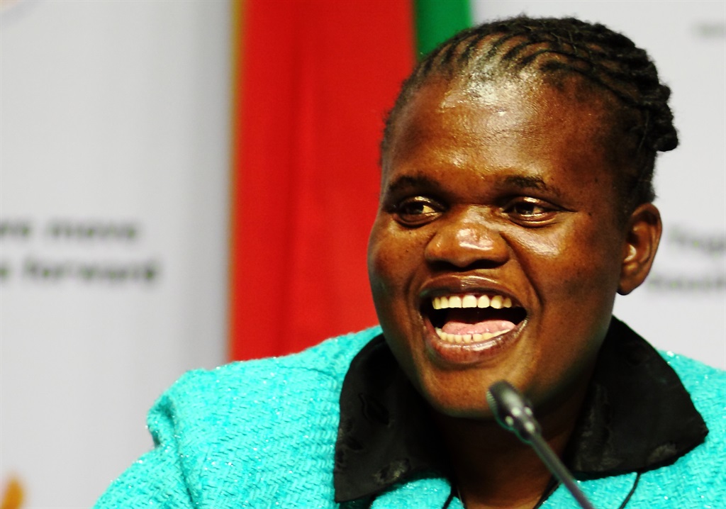 Minister of Communications Faith Muthambi. Picture: Jan Gerber