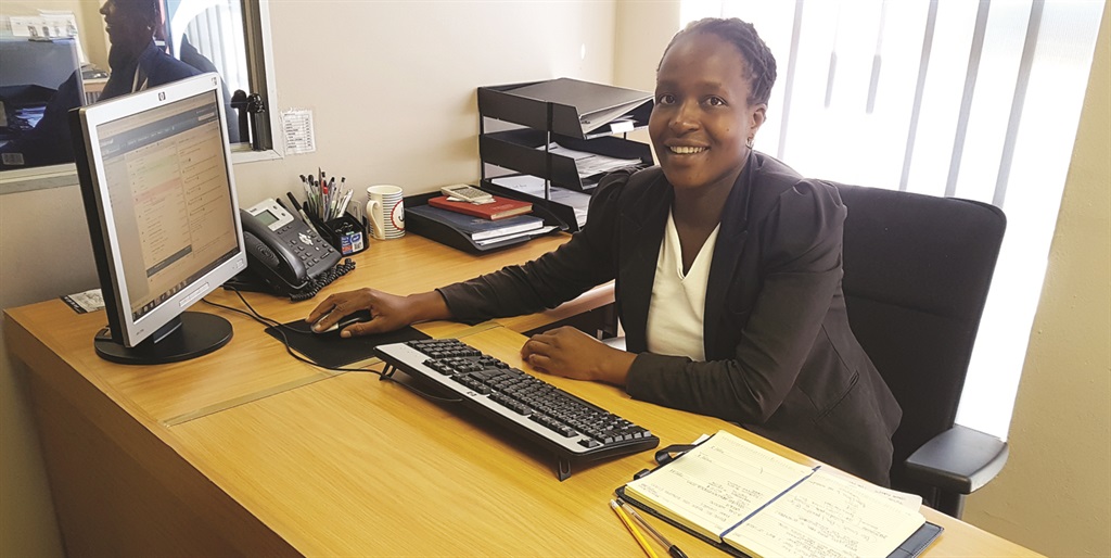 Precious Nkwenzi says a career in human resources is the best.              Photo by Thabo Monama