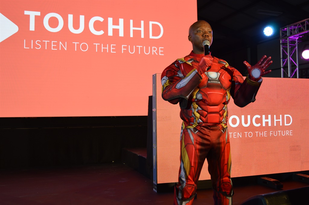 Tbo Touch at the Touch HD launch.
Photo: Mokgethwa Masemola
