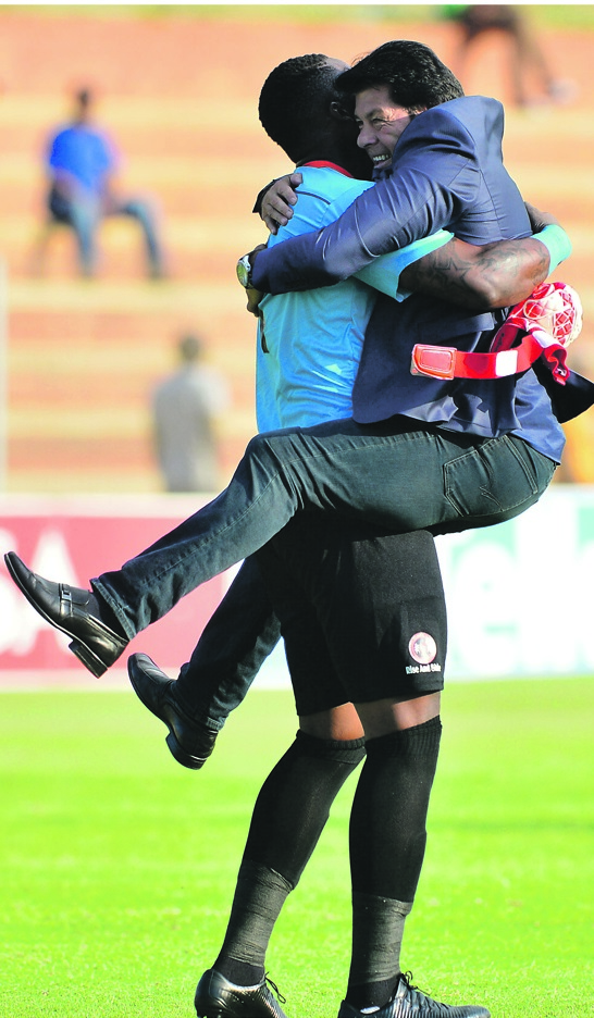 Happier times: Luc Eymael’s former club wants to teach him a lesson in respect  Picture: Samuel Shivambu / BackpagePix