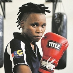 CHAMP:  Bukiwe Nonina will meet Alesia Graf in a WBF bantamweight title rematch. (Tebogo Lesie)