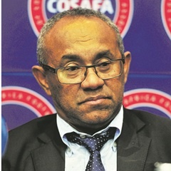 TOP DOG AT CAF:  President Ahmad Ahmad. (Leon Sadiki)