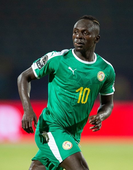 Sadio Mane of Senegal during the 2019 Africa Cup of Nations  ~ Getty images