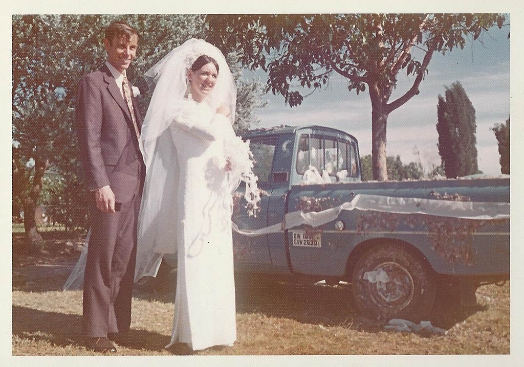 Koos and Annatjie Fleming with their Mazda F1000 b