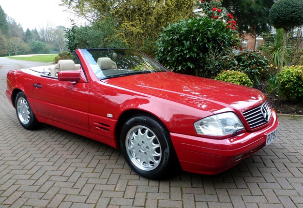 <B>A RARE FIND:</B>  This classic 1996 Mercedes-Benz SL500 R129 will be on auction with only 128km on the clock. It was in storage for two decades because the owner lost the keys! <I>Image: Newspress</I>