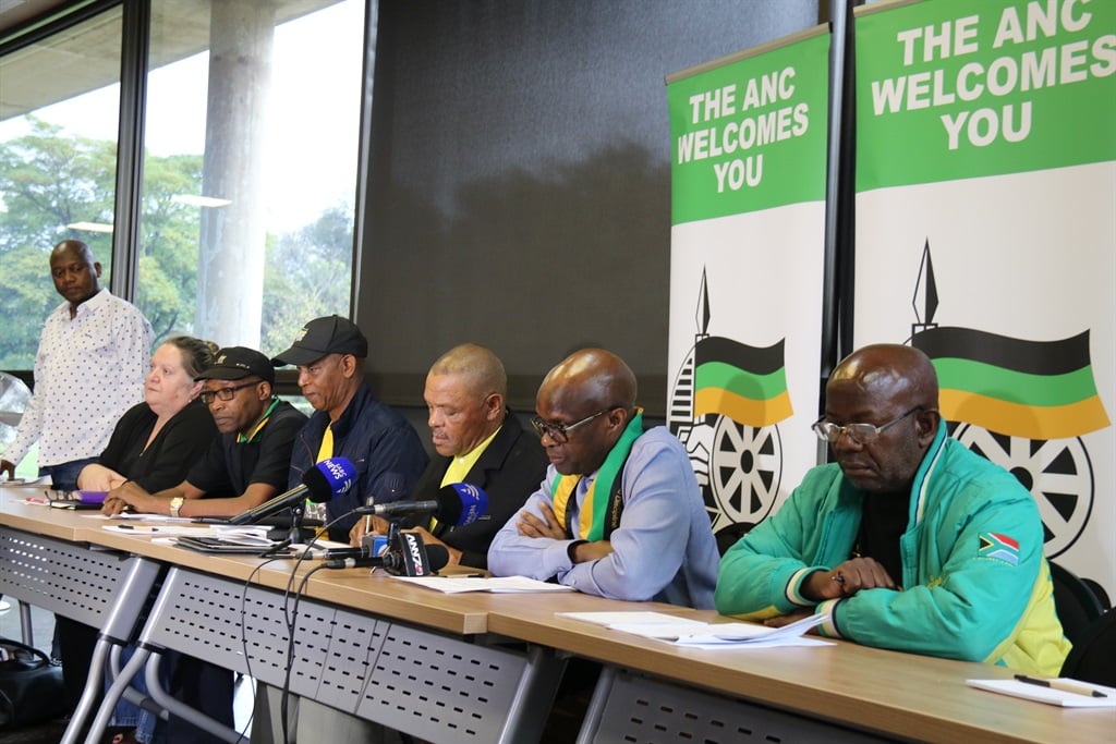 The uMkhonto weSizwe Veterans National Council Steering Committee held a media briefing at Liliesleaf Farm on Thursday and called for ANC leadership to identify a date for the National Consultative Conference. Picture: Jacquelyn Guillen