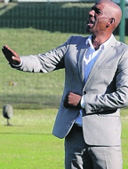 Thanda Royal Zulu coach Roger Sikhakhane is very ambitious.Photo by Jabulani Langa