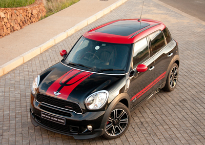 <B>FOR THE MEAN STREETS:</B> Mini has launched its  JCW Countryman in South Africa, the sixth model to join its performance line-up.