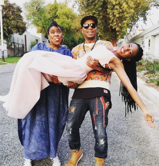 Thandiswa and Stoan with their daughter.
Photo: Instagram