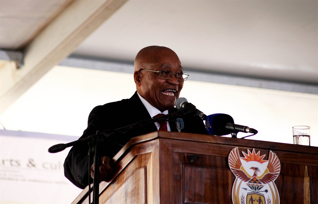 President Jacob Zuma delivers his Freedom Day address in KwaZulu-Natal.Picture: Siyanda Mayeza 