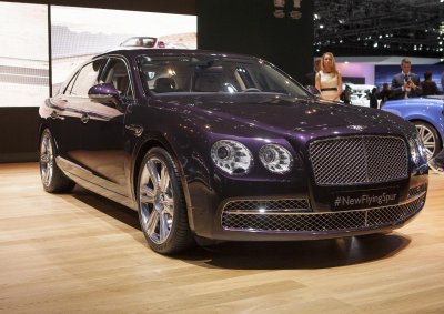 <b>SHOWING ITS FACE:</b> The Bentley Flying Spur made its debut at the 2013 New York International Auto Show.