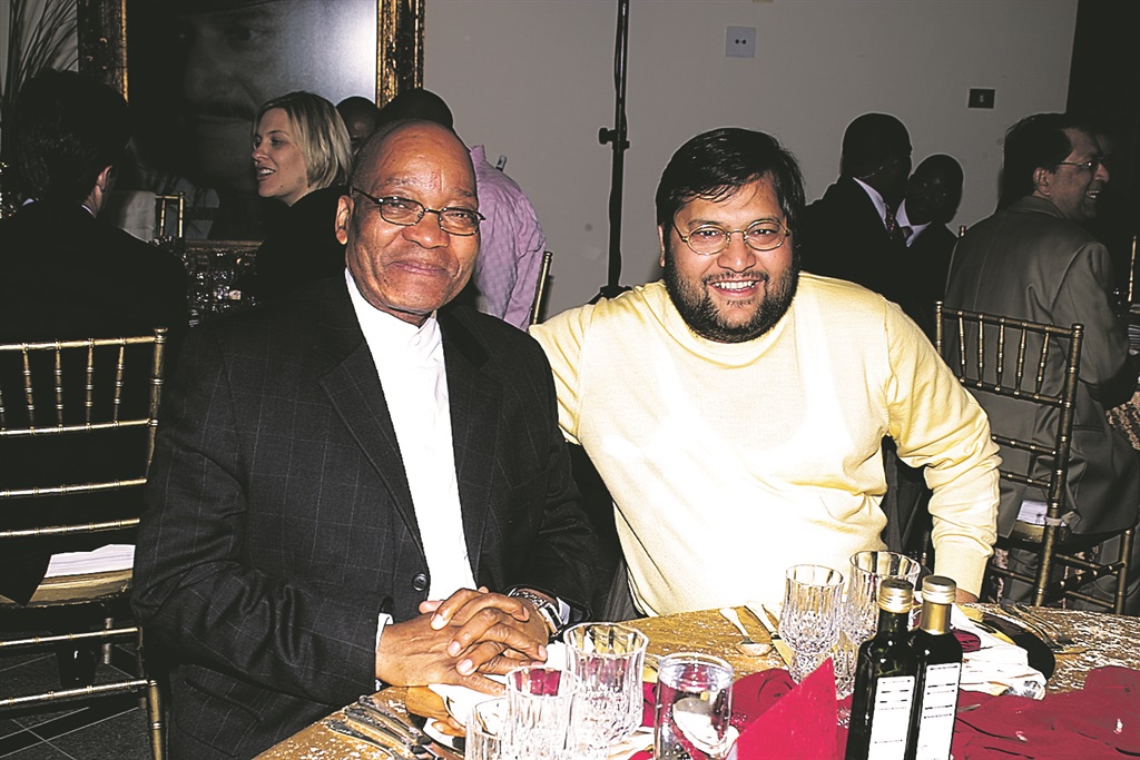 Ajay Gupta with President Jacob Zuma at Gupta residence Gala Dinner in June 2005. Picture: Sourced
