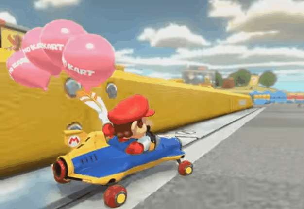 <B>'WOO-HOO NICE!':</B> Mario Kart returns for another installment of karting fun. <I>Image: YouTube</I>