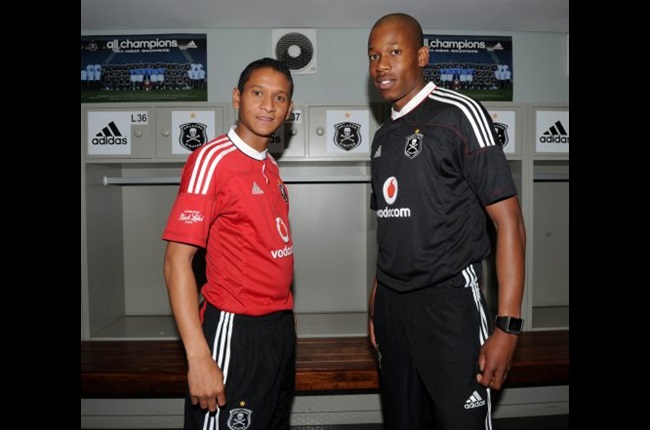 Orlando Pirates Home football shirt 2011 - 2012.