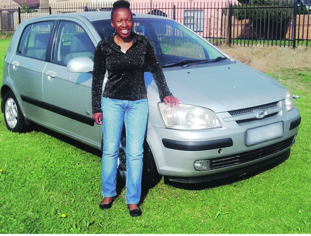 Rosy Segolela loves her silver special and does not plan to sell it soon.      Photo by  Kopano Monaheng