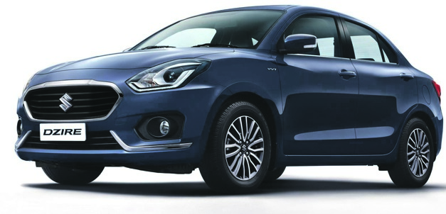 The new Dzire compact sedan is due to arrive here next year.
