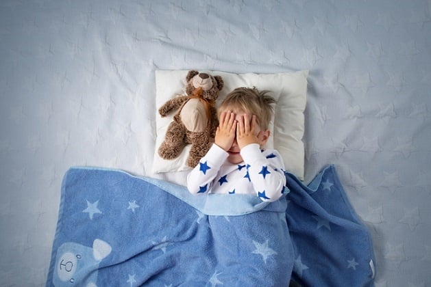 The key difference between insomnia in adults and children is that to be able to fall asleep or stay asleep, children often require “special conditions”.