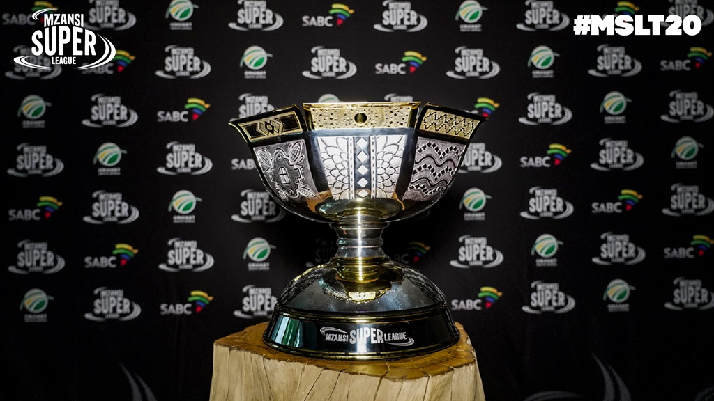 The Mzansi Super League Trophy. Picture: Supplied