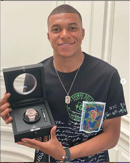 Kylian Mbappe with His Lovely Hublot Watches – IFL Watches