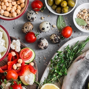 The Mediterranean diet might help your vision. 