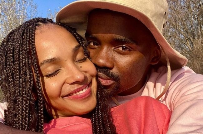 Dr Musa Mthombeni and Liesl Laurie celebrated one year since they got engaged.