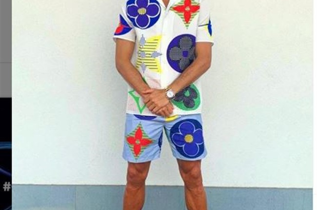 Romega TV on X: #ChristianNodal wearing Louis Vuitton monogram