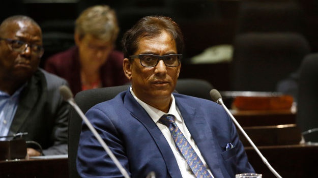 Independent Media boss Iqbal Survé at the Mpati Commission hearings into the Public Investment Corporation's dealings.
