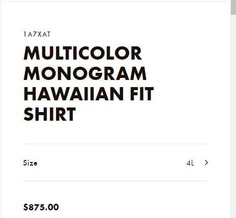 vuitton multicolor monogram hawaiian fit