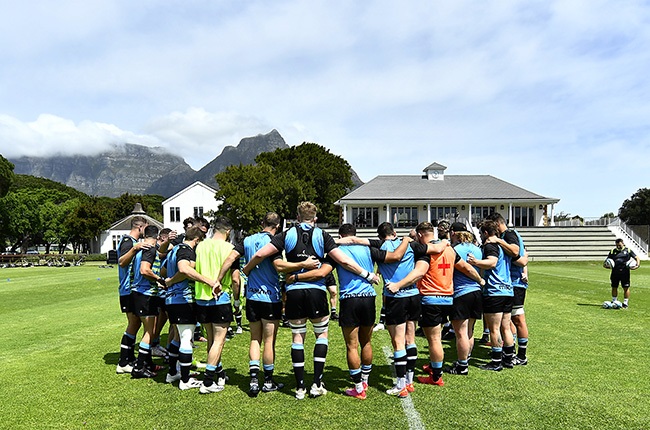 Cardiff Rugby training at Bishops in Cape Town on 23 November 2021. (Photo by Ashley Vlotman/Gallo Images)