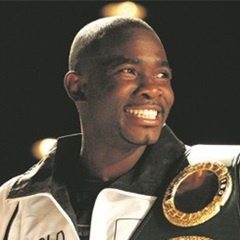 SHY GUY:  Cassius Baloyi displays one of his many championship belts. (Gallo Images)