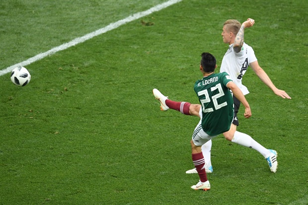 Germany became the first European side to lose at the 2018 World Cup as they were beaten 1-0 by Mexico...