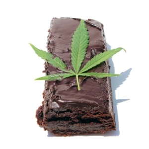 Marijuana brownie from Shutterstock