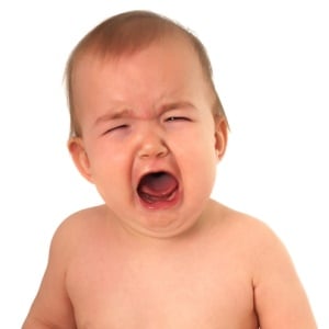 Crying baby from Shutterstock
