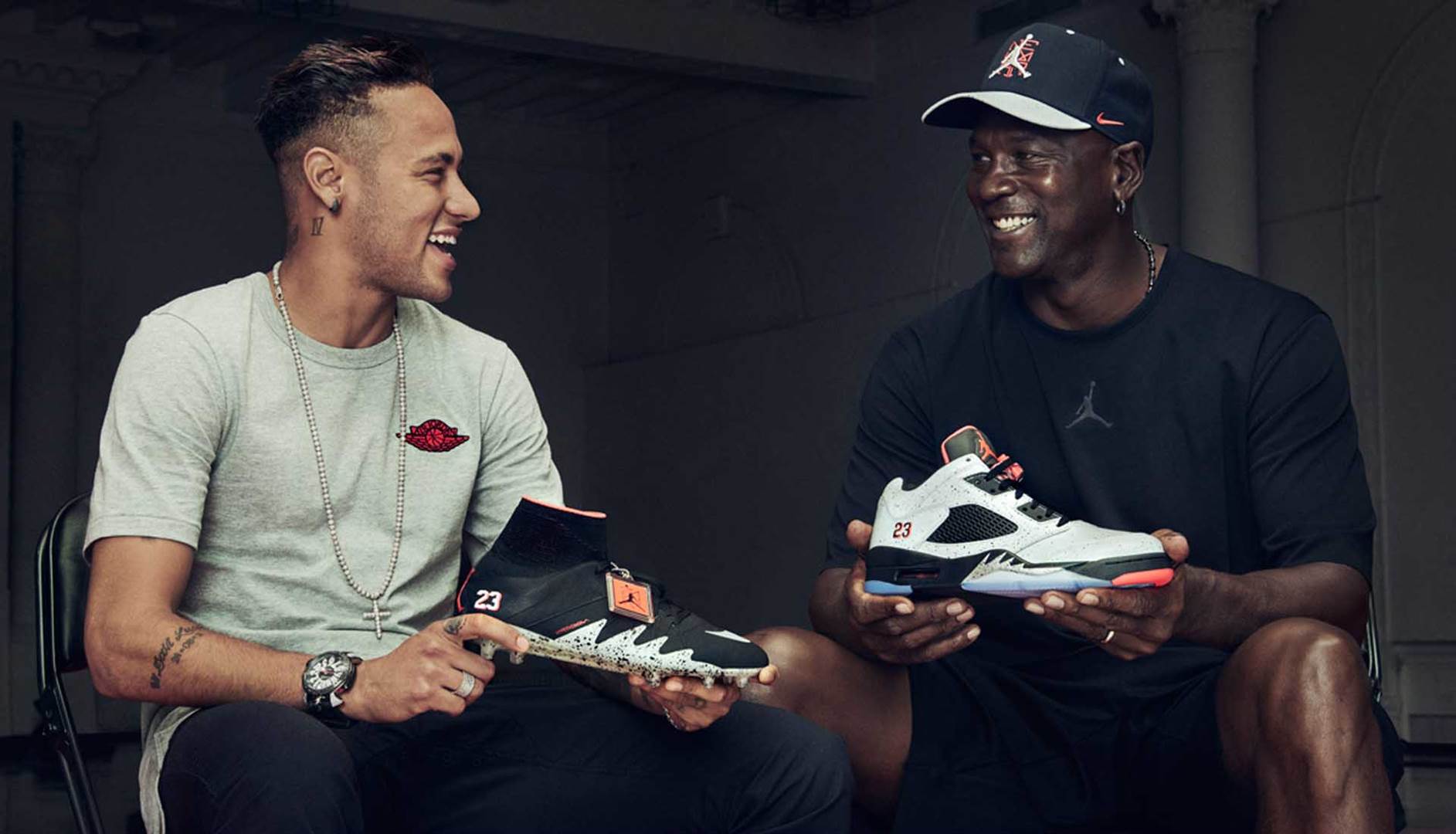 Neymar Jr Celebrated His Birthday With Red Crutches And Nike Air Jordans
