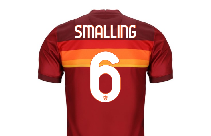 Smalling's shirt for Genoa-Roma 2021 - CharityStars