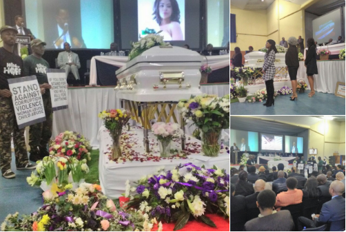 Karabo Mokoena's funeral.