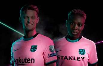 New Barcelona third kit: Pictures as Lionel Messi launches pink shirt for  2020-21 season, London Evening Standard