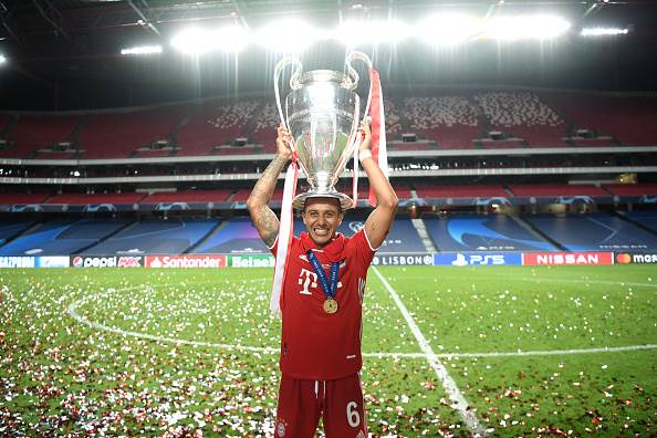 MF: Thiago Alcantara (Bayern Munich/Liverpool)