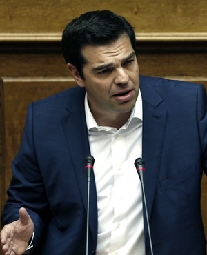 Alexis Tsipras. (Petros Giannakouris, AP)
