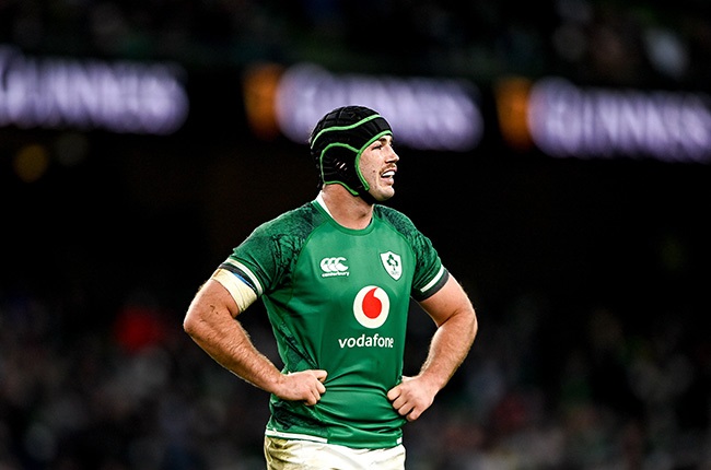 Ireland loose forward Caelan Doris. (Photo By Harry Murphy/Sportsfile via Getty Images)