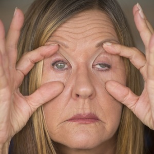 Migraine sufferer from Shutterstock