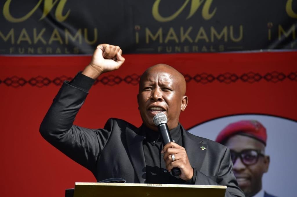 A recent interview that EFF leader Julius Malema did on Vladimir Putin was filled with a mixture of ignorance, confusion and naivety, argues the writer. Photo:EFF/Twitter