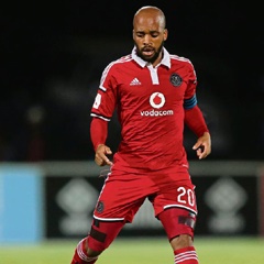 Oupa Manyisa will lead Orlando Pirates in the DRC on Saturday. PHOTO: Anesh Debiky / Gallo Images
