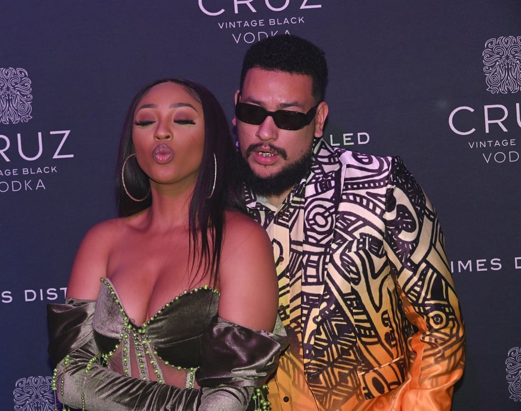 Nadia Nakai & AKA during the SA Fashion Week openi