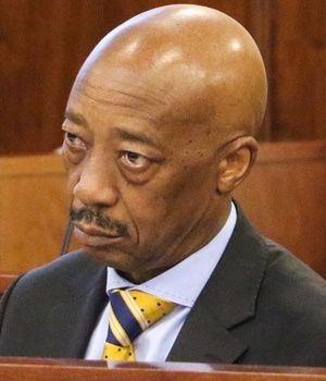 Former SARS commissioner Tom Moyane in Parliament on Tuesday. Picture: Jan Gerber