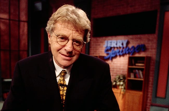 Talk show host Jerry Springer.