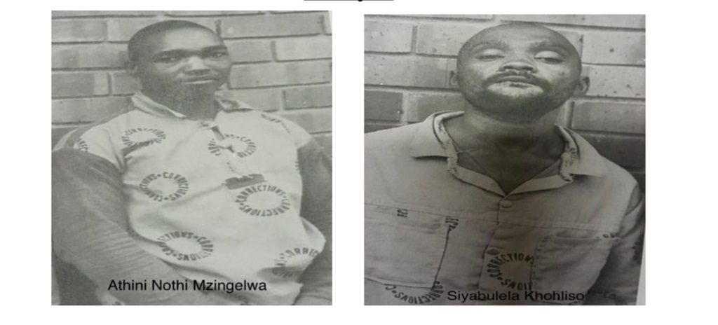 Siyabulela Khohliso and Athini Nothi Mzingelwa escaped from an Eastern Cape prison on Freedom Day.