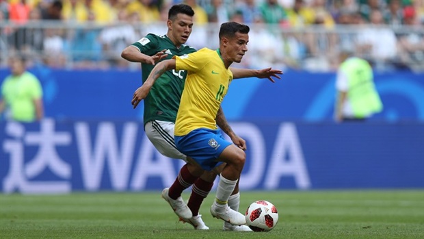 <p><strong>46' Brazil 0-0 Mexico</strong></p><p>We're back underway in the second-half.<br /></p>
