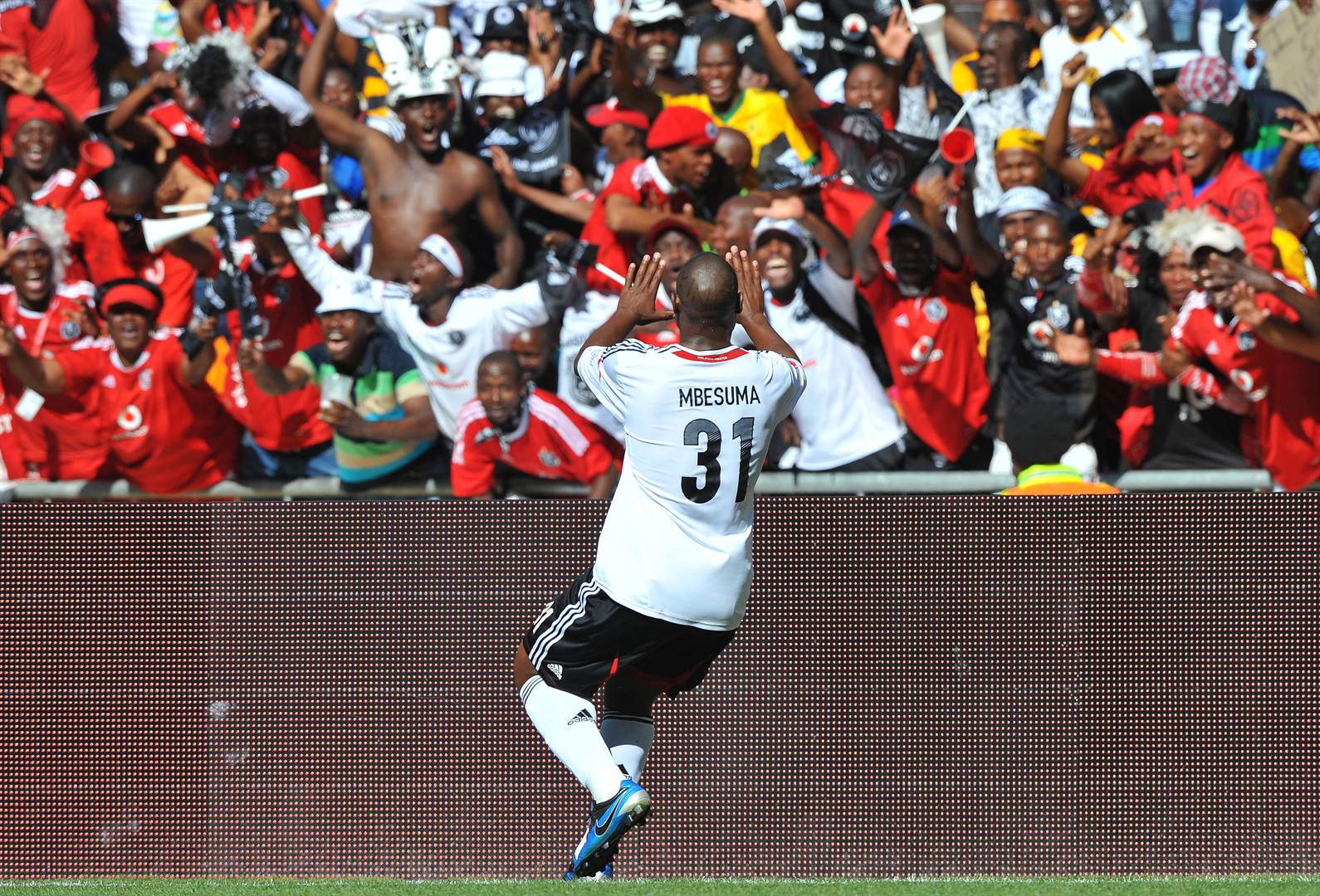 The first #SowetoDerby in the - Orlando Pirates Supporters