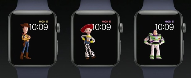 Toy Story characters come to the Apple Watch face.